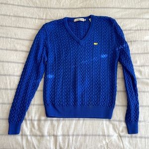 Vintage Magnolia Lane Masters’ Golf cableknit sweater S